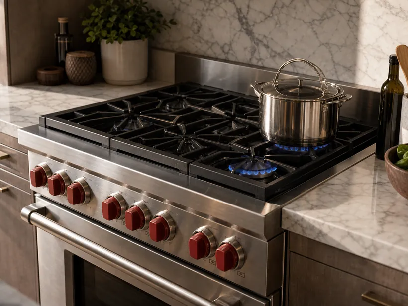 Wolf professional range repair — high-end cooking appliance service
